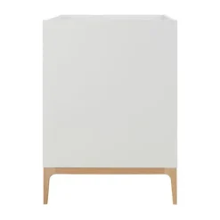 Kidsmill Intense II Ledikant - 60 x 120 cm - Mat Wit / Eiken