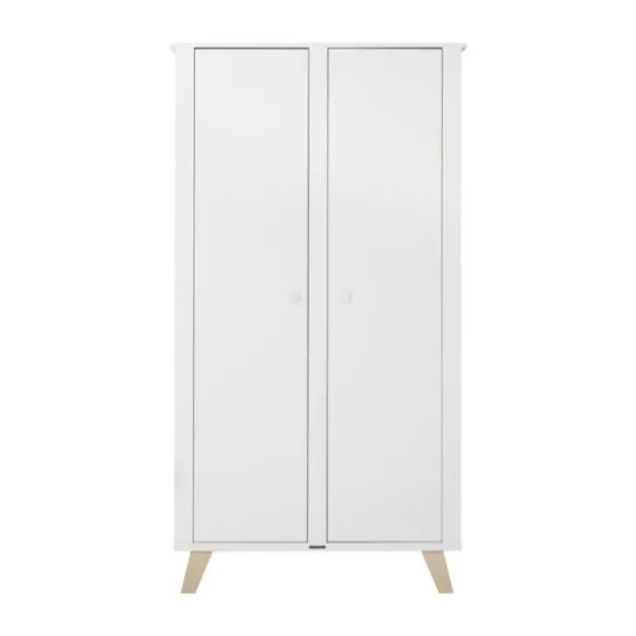 Kidsmill Lars Babykamer Wit / Naturel | Commode + Kast