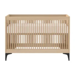 Kidsmill Levi Babykamer Incl. Rechte Potenset Naturel Eiken | Ledikant 60 x 120 cm + Commode