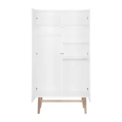 Kidsmill Noud Kledingkast 2-Deurs Wit