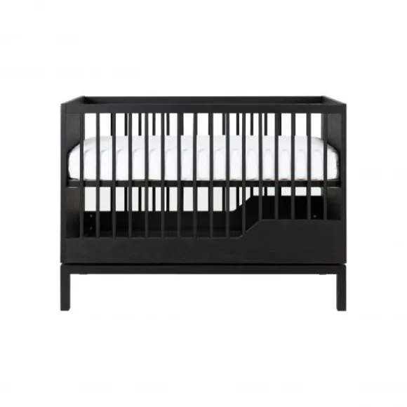 Kidsmill Savi Babybed 70 x 140 cm Met Juniorzijde - Zwart Eiken
