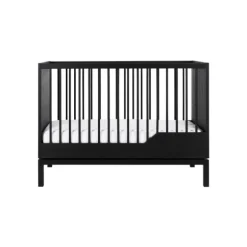 Kidsmill Savi Babybed 70 x 140 cm Met Juniorzijde - Zwart Eiken