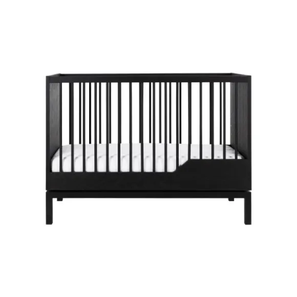 Kidsmill Savi Babybed 70 x 140 cm Met Juniorzijde - Zwart Eiken