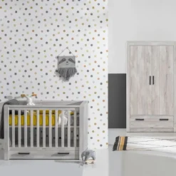 Kidsmill Sem Nautic Babykamer Grijs | Bed 60 x 120 cm + Commode