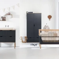 Kidsmill Sepp Commode Antraciet / Beuken