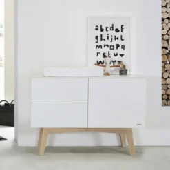 Kidsmill Sixties Commode Wit Mat / Naturel