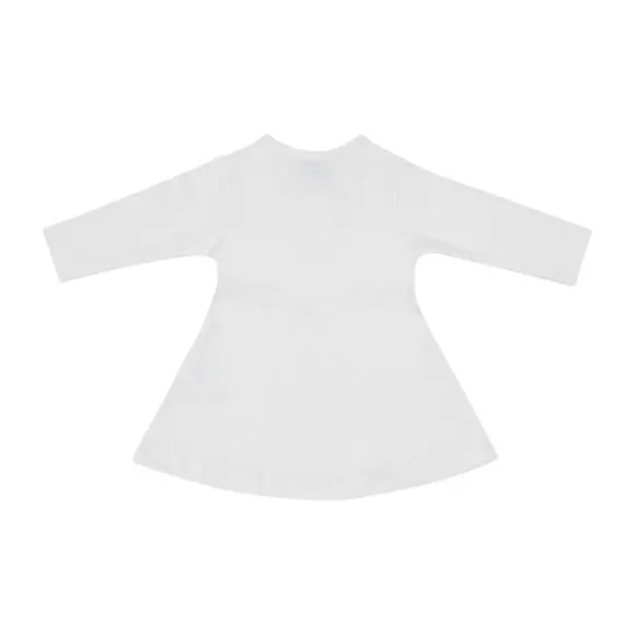 Klein Baby Jurk Rib - maat 50 - Natural White