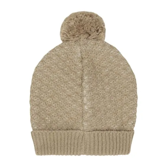 Klein Baby Muts Pompom - maat 50/56 - Filipe Beige