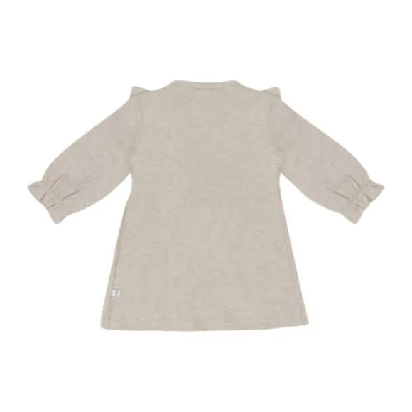 Klein Baby Ruffle Jurk - Mt. 50 - Beige Melange