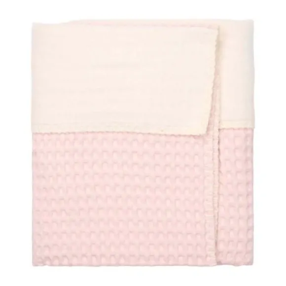 Koeka Amsterdam Wafel Wiegdeken - Maat 100 x 75 - Cotton Fleece - Candy