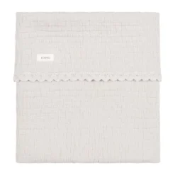 Koeka Elba Ledikantdeken Lace - 100 x 150 cm - Stone