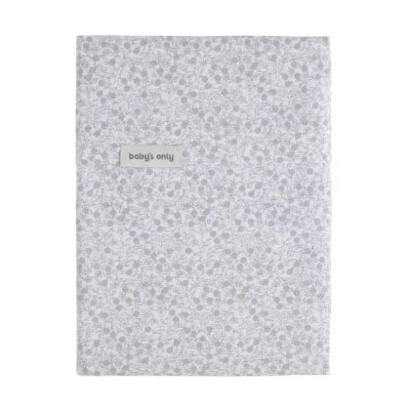 Ledikantlaken Flower - Nordic Blue - 120 x 150 cm