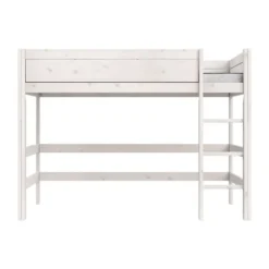 Life Time Hoogslaper Deluxe - White Wash - 152 cm - 120 cm