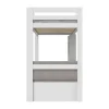 Lifetime Kidsrooms Hoogslaper - Elements Study & Relax - Wit