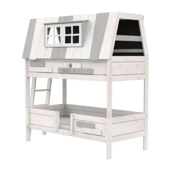 LIFETIME Kidsrooms My Hangout Stapelbed - Premium Rolbodem - White Wash