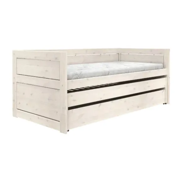 LIFETIME Kidsrooms Original Kajuitbed Met Logeerbed - White Wash