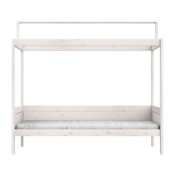 LIFETIME Kidsrooms Original Bed + Dakframe - Premium Rolbodem - White Wash