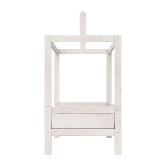 LIFETIME Kidsrooms Original Bed + Dakframe - Premium Rolbodem - White Wash