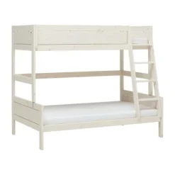 LIFETIME Kidsrooms Stapelbed Family Luxe Whitewash 120 x 200 cm