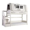 Life Time Laag Huisbed My Hangout - White Wash - Luxe Lattenbodem