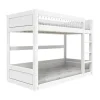 LifeTime Stapelbed – Laag – Luxe Lattenbodem – Wit Gelakt