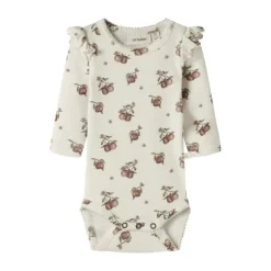 Lil Atelier Apple Romper - Turtledove - Mt. 56