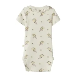Lil’ Atelier Flower Romper - Maat 56 - Coconut Milk