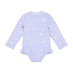 Little Dutch Badpak met Lange Mouwen en Ruches - Dreamy Lavender - Maat 98/104