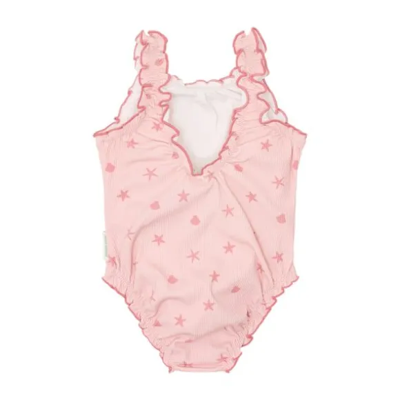 Little Dutch Badpak met Ruches - Dreamy Seashells - Maat 62/68