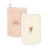 Little Dutch Fairy Garden Washandjes Geborduurd - (Set van 2)