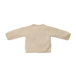 Little Dutch Gebreid Overslag Vestje - Maat 50 - Soft Beige Melee