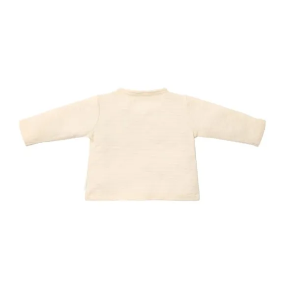 Little Dutch Lange Mouw Overslag T-Shirt - Maat 44 - Creme
