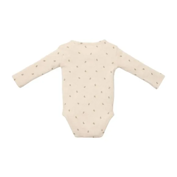 Little Dutch Newborn NOOS Little Farm Romper - Overslag lange mouw maat 50 - Green leaves