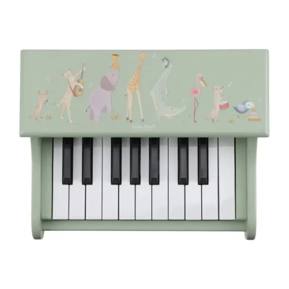 Little Dutch Safari Friends Houten Piano - Groen