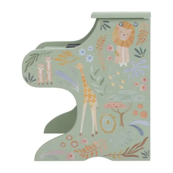 Little Dutch Safari Friends Houten Piano - Groen