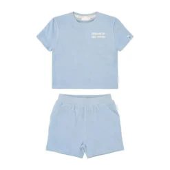 Little Dutch T-shirt en Short - Ocean World Blue - Maat 62/68