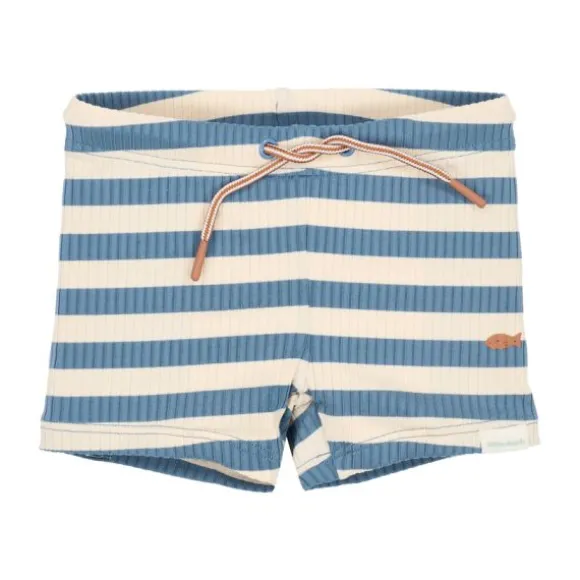 Little Dutch Zwembroek - Ocean Blue Stripes - Maat 74/80