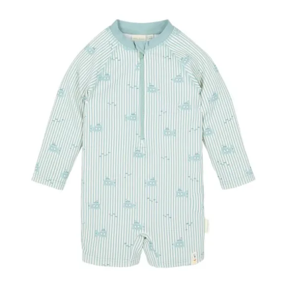 Little Dutch Zwempak Lange Mouwen - Ocean Adventure - 74/80