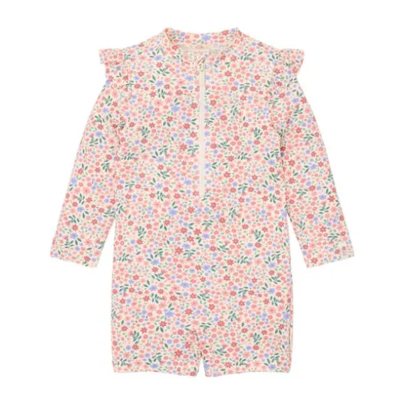 Little Dutch Zwempak Lange Mouwen - Dreamy Flowerfield - Maat 62/68
