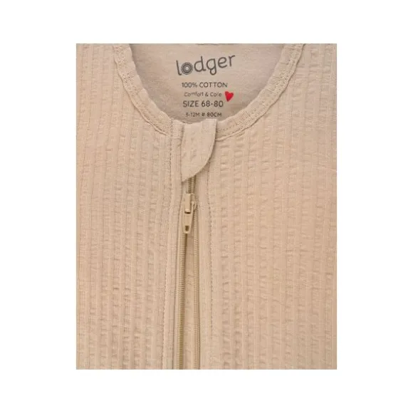 Lodger Hopper Seersucker Zomer Slaapzak - Mt. 68-80 - Beige