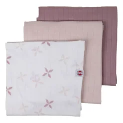 Lodger Hydrofieldoek - 3 Stuks - 70 x 70 cm - Matcha - Rose