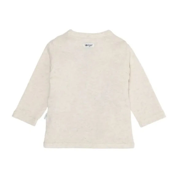 Lodger Melange Overslag Shirt - Maat 62 - Birch