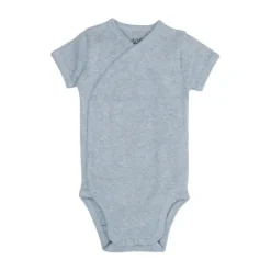 Lodger Melange Romper Korte Mouw - Maat 62 - Blue Fogg