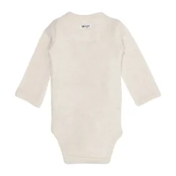 Lodger Melange Romper Lange Mouw - Maat 68 - Birch