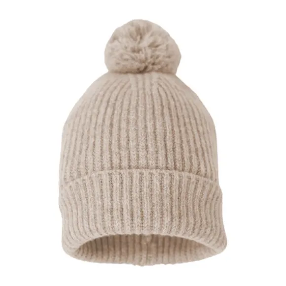 Lodger Mutsje - Merinowol - Beige - 3-6 mnd