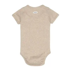 Lodger Overslagromper Korte Mouw - Maat 56 - Melange Beige