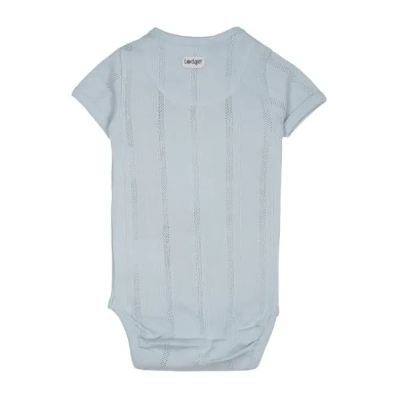 Lodger Romper Korte Mouwen Pointelle - Maat 62 - Air