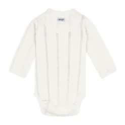 Lodger Romper Lange Mouw Pointelle - Maat 50 - Cream