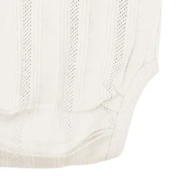 Lodger Romper Lange Mouw Pointelle - Maat 50 - Cream