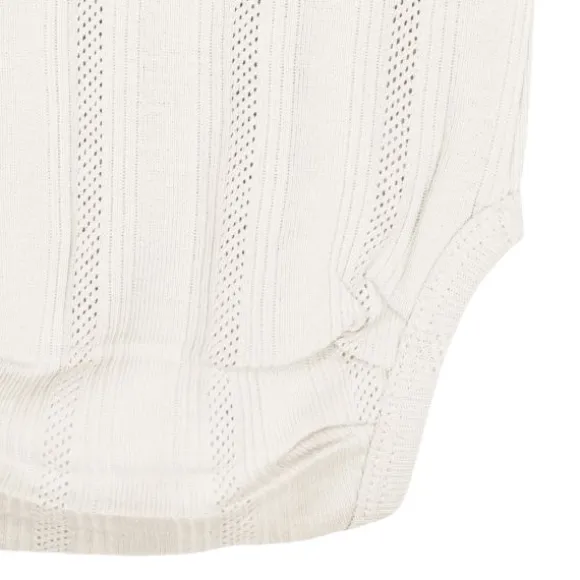 Lodger Romper Lange Mouw Pointelle - Maat 50 - Cream